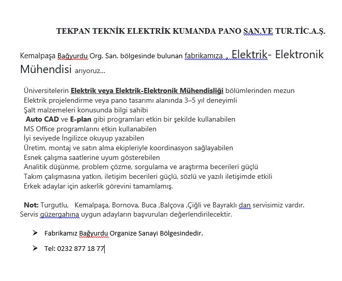 TEKPAN TEKNİK