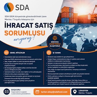SDA İHRACAT SATIŞ SORUMLUSU